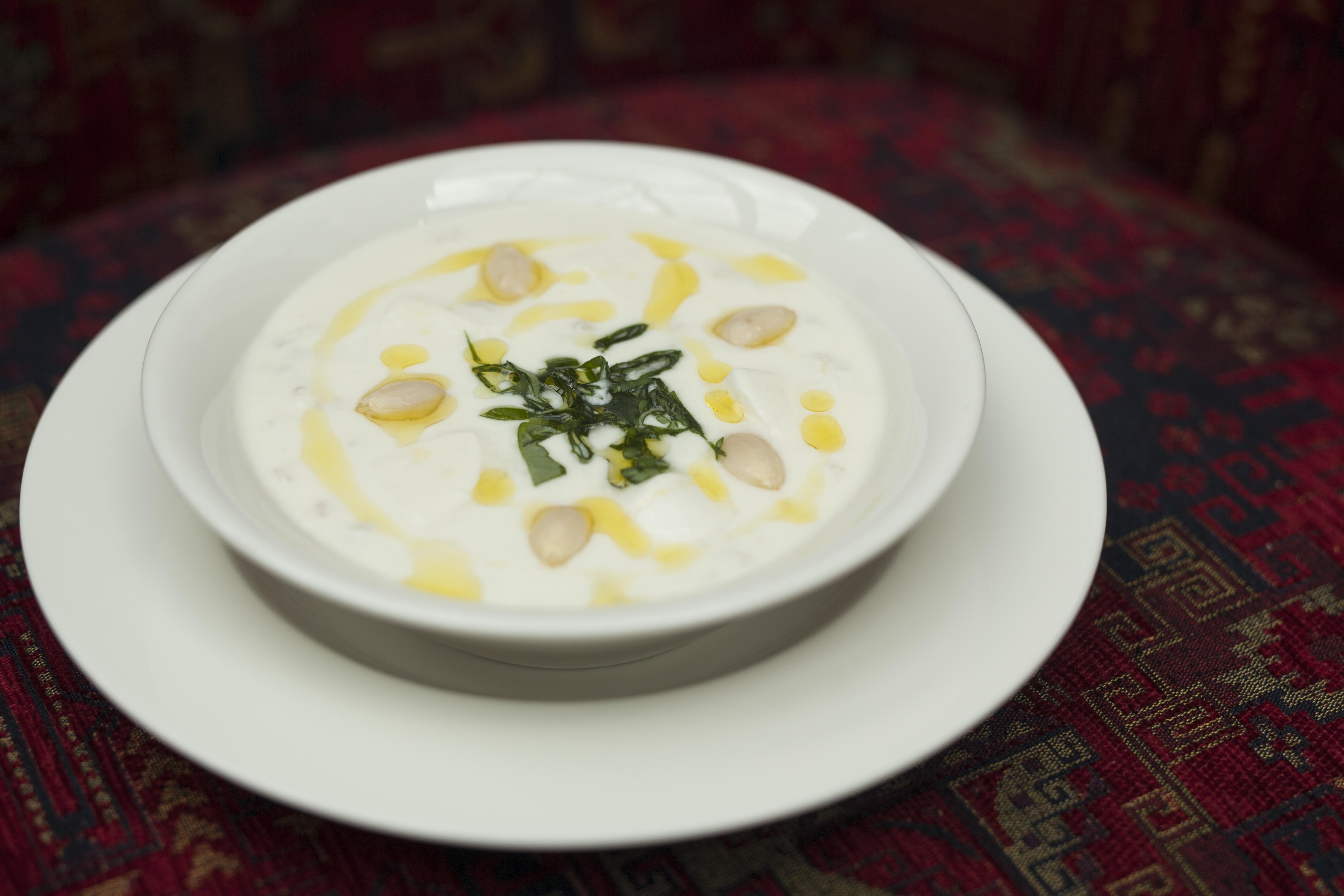 Grand Hotel Yerevan - Small Luxury Hotels Of The World 외부 사진 Ayran with chickpeas